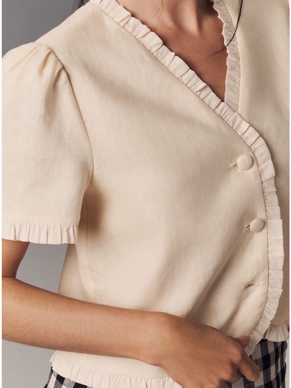 Reformation Bess Linen Top - Picture 4 of 7